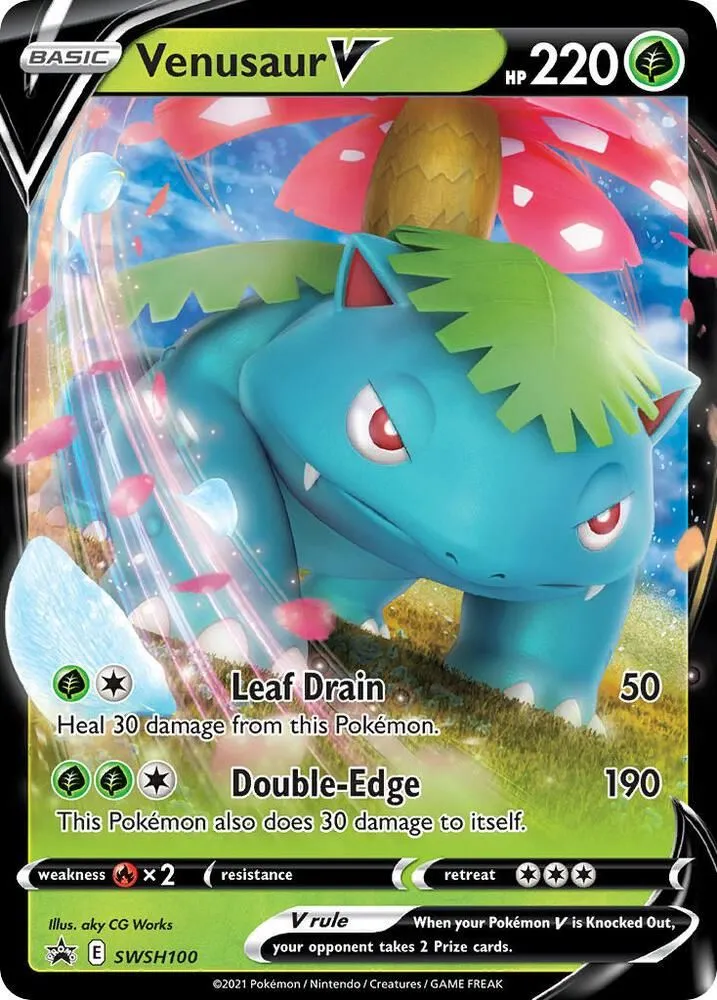 Venusaur V — SWSH: Sword & Shield Promo Cards — Pokémon