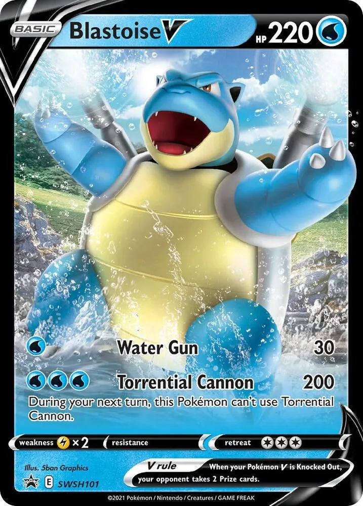 Blastoise V — SWSH: Sword & Shield Promo Cards — Pokémon