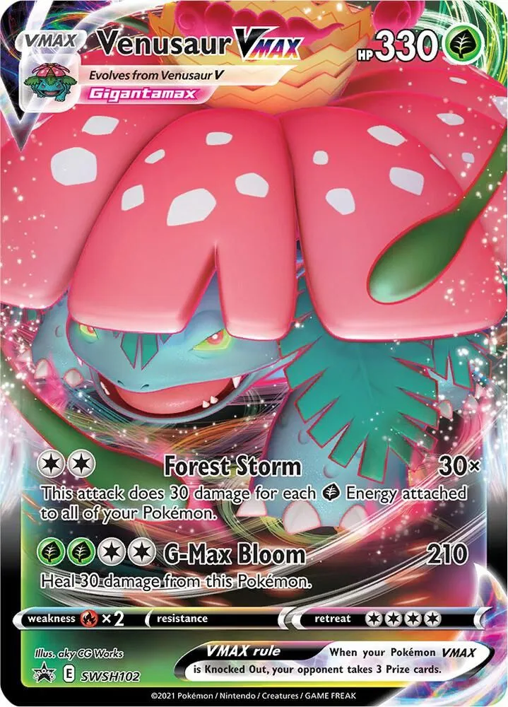 Venusaur VMAX — SWSH: Sword & Shield Promo Cards — Pokemon