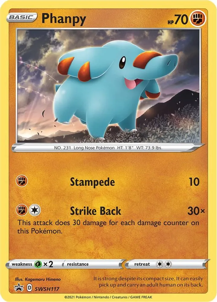 Phanpy — SWSH: Sword & Shield Promo Cards — Pokémon