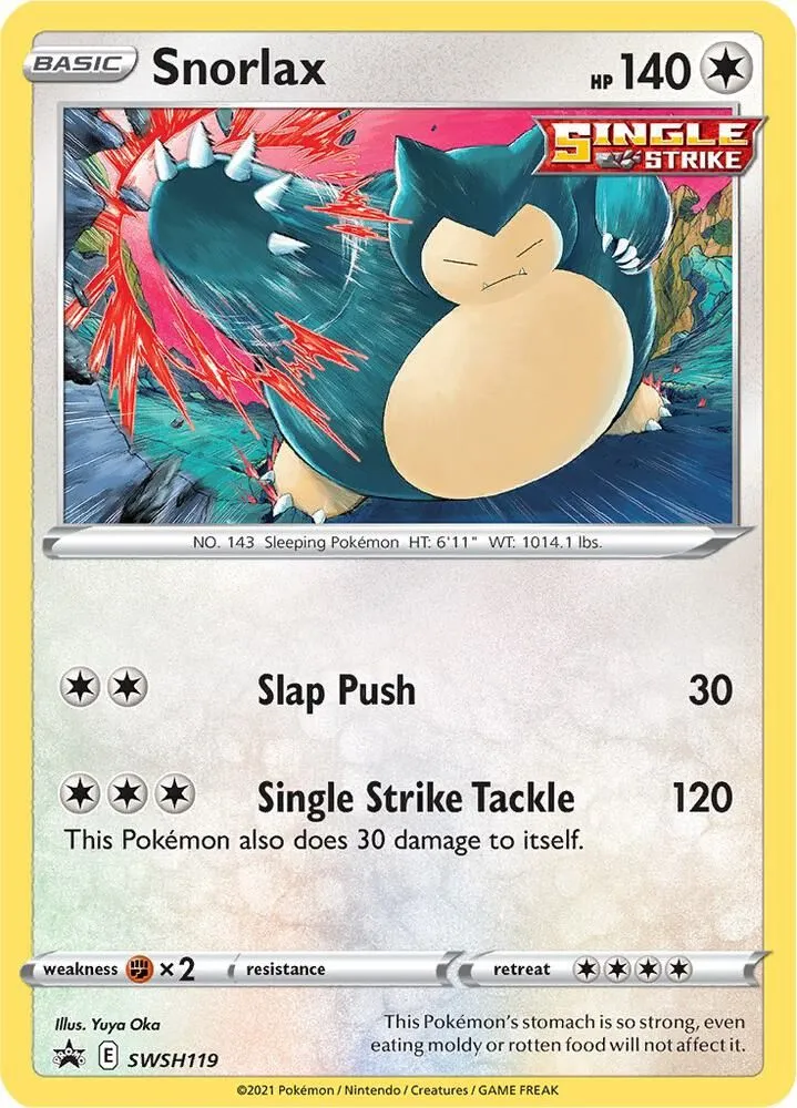 Snorlax — SWSH: Sword & Shield Promo Cards — Pokemon