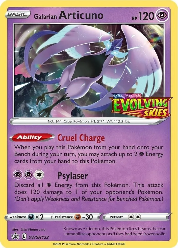 Galarian Articuno — SWSH: Sword & Shield Promo Cards — Pokemon