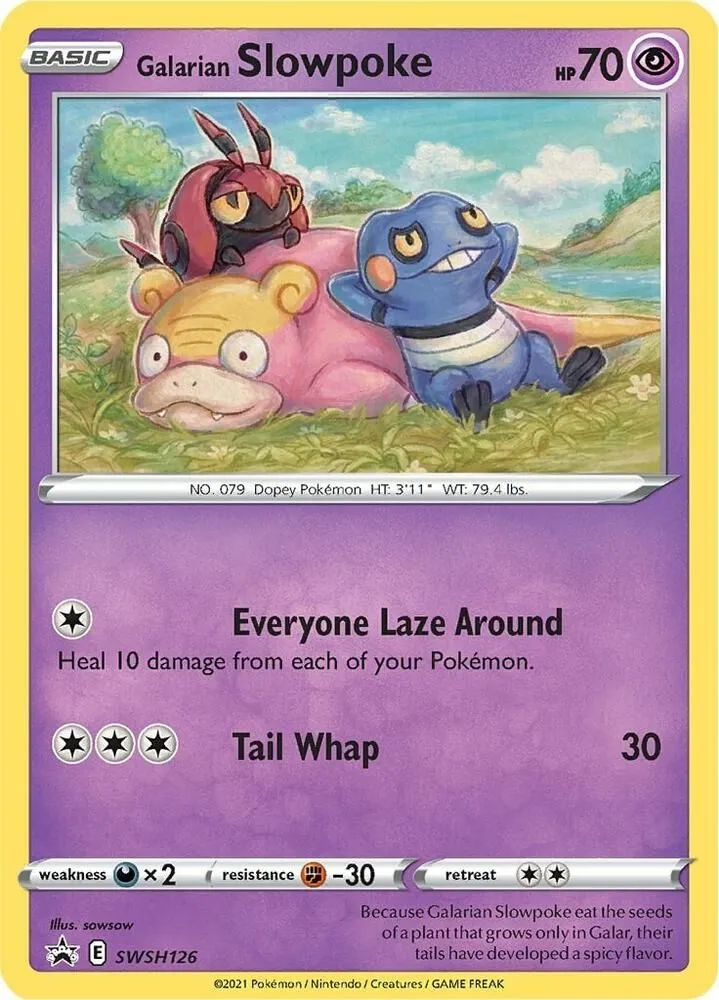 Galarian Slowpoke — SWSH: Sword & Shield Promo Cards — Pokemon