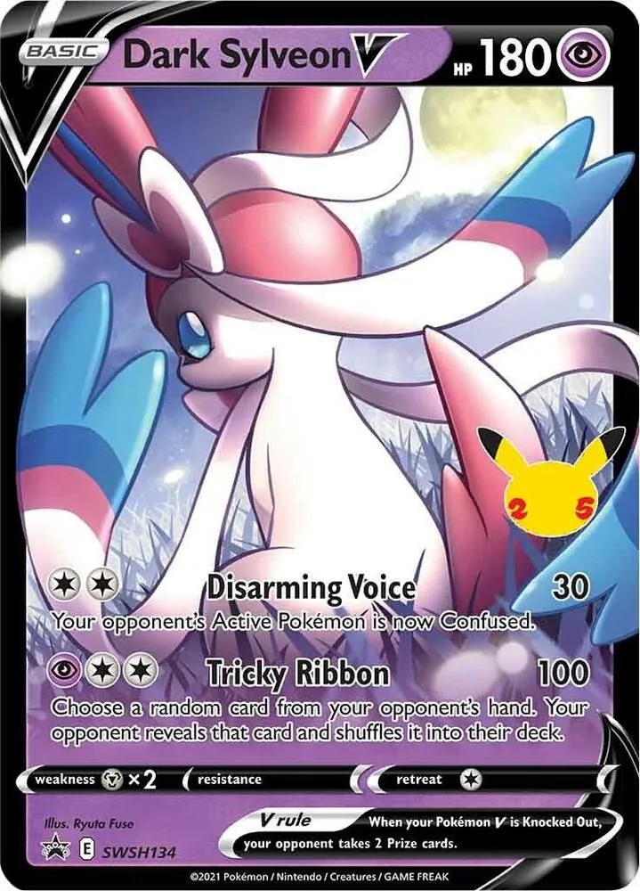 Dark Sylveon V — SWSH: Sword & Shield Promo Cards — Pokémon