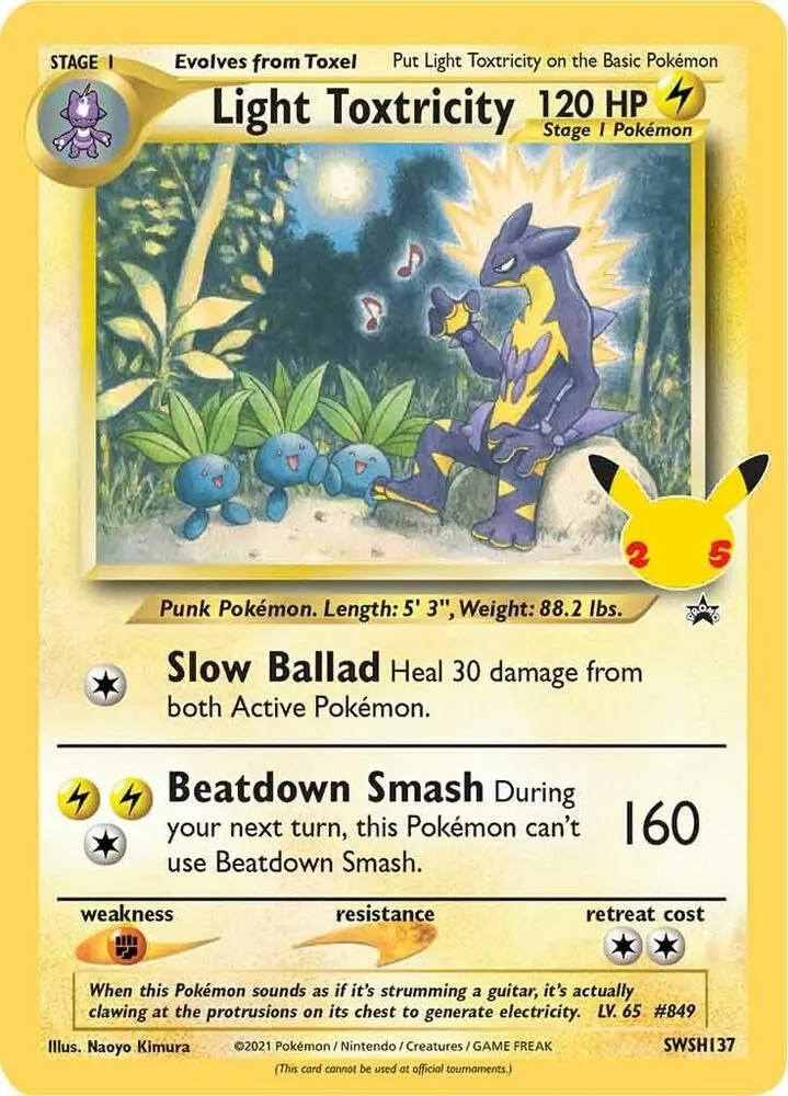 Light Toxtricity — SWSH: Sword & Shield Promo Cards — Pokemon