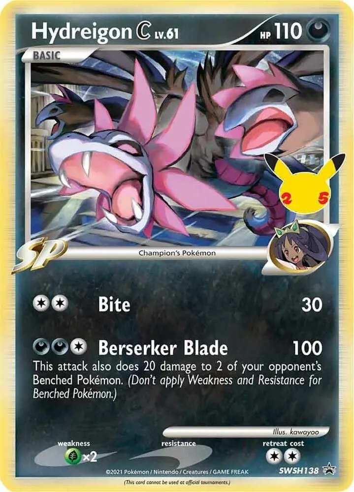Hydreigon C lv.61 — SWSH: Sword & Shield Promo Cards — Pokemon