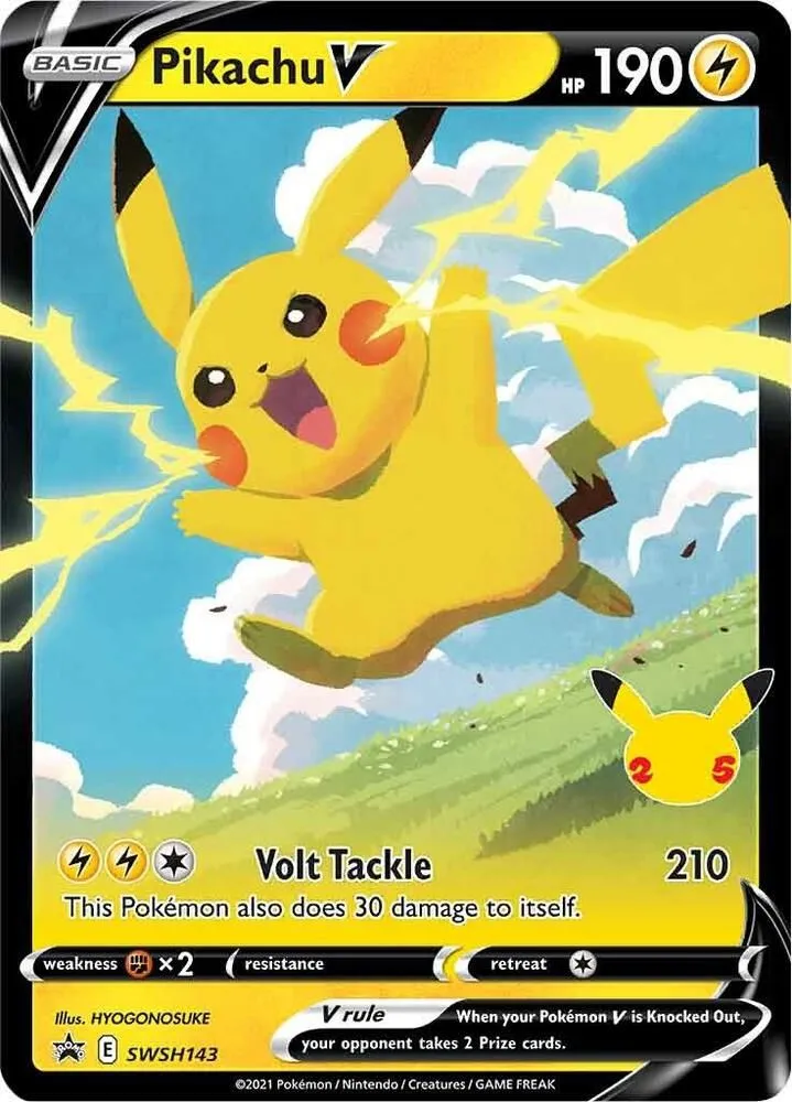 Pikachu V — SWSH: Sword & Shield Promo Cards — Pokemon