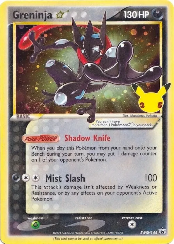 Greninja Star — SWSH: Sword & Shield Promo Cards — Pokémon