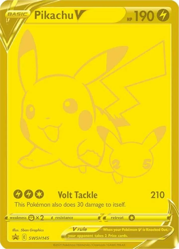 Pikachu V — SWSH: Sword & Shield Promo Cards — Pokemon