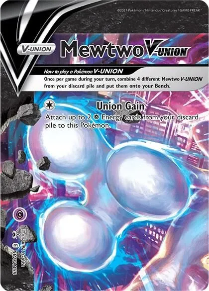 Mewtwo V-UNION — SWSH: Sword & Shield Promo Cards — Pokémon