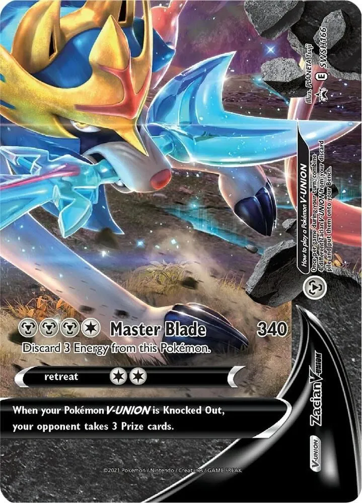 Zacian V-UNION — SWSH: Sword & Shield Promo Cards — Pokemon
