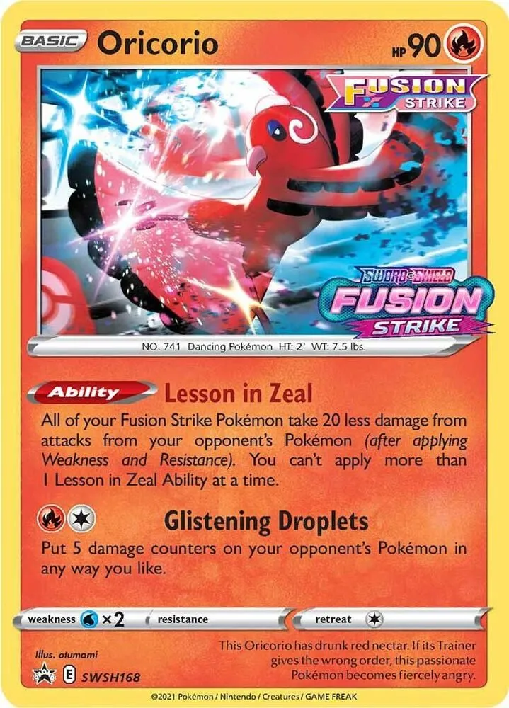 Oricorio — SWSH: Sword & Shield Promo Cards — Pokémon