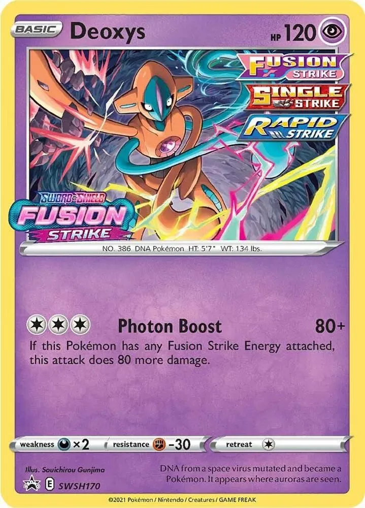 Deoxys — SWSH: Sword & Shield Promo Cards — Pokemon