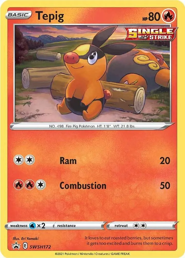 Tepig — SWSH: Sword & Shield Promo Cards — Pokémon