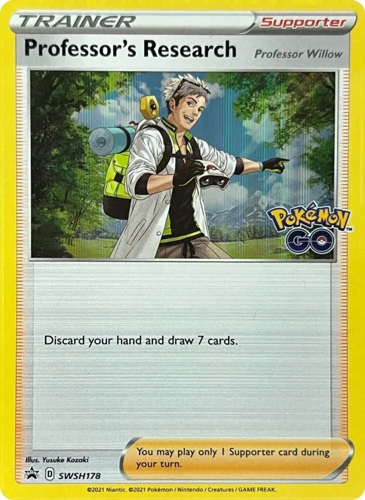 Professor's Research — SWSH: Sword & Shield Promo Cards — Pokemon