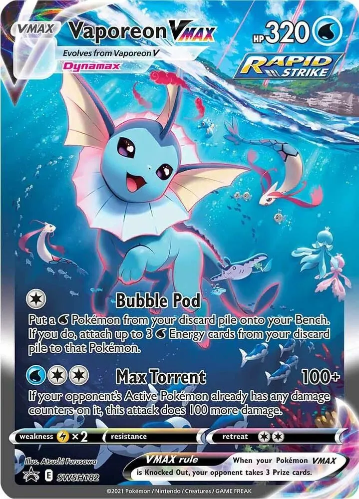 Aquali VMAX — SWSH: Sword & Shield Promo Cards — Pokemon