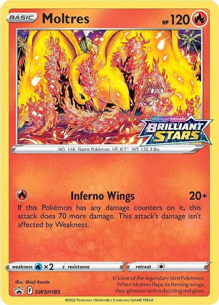 Moltres — SWSH: Sword & Shield Promo Cards — Pokemon
