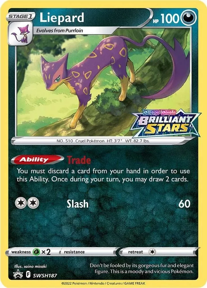 Liepard — SWSH: Sword & Shield Promo Cards — Pokemon