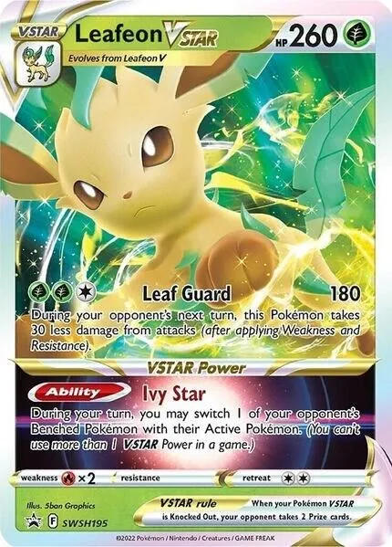 Leafeon VSTAR — SWSH: Sword & Shield Promo Cards — Pokémon