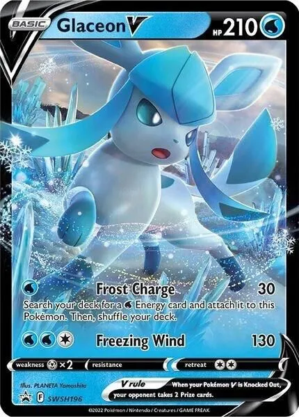Glaceon V — SWSH: Sword & Shield Promo Cards — Pokemon