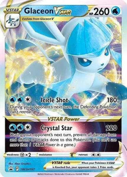 Glaceon VSTAR — SWSH: Sword & Shield Promo Cards — Pokemon