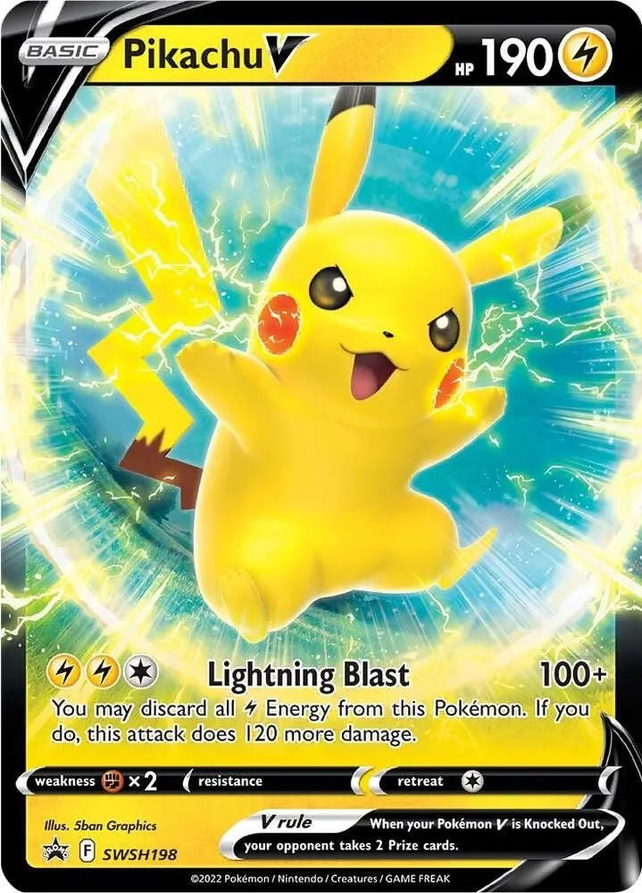 Pikachu V — SWSH: Sword & Shield Promo Cards — Pokemon