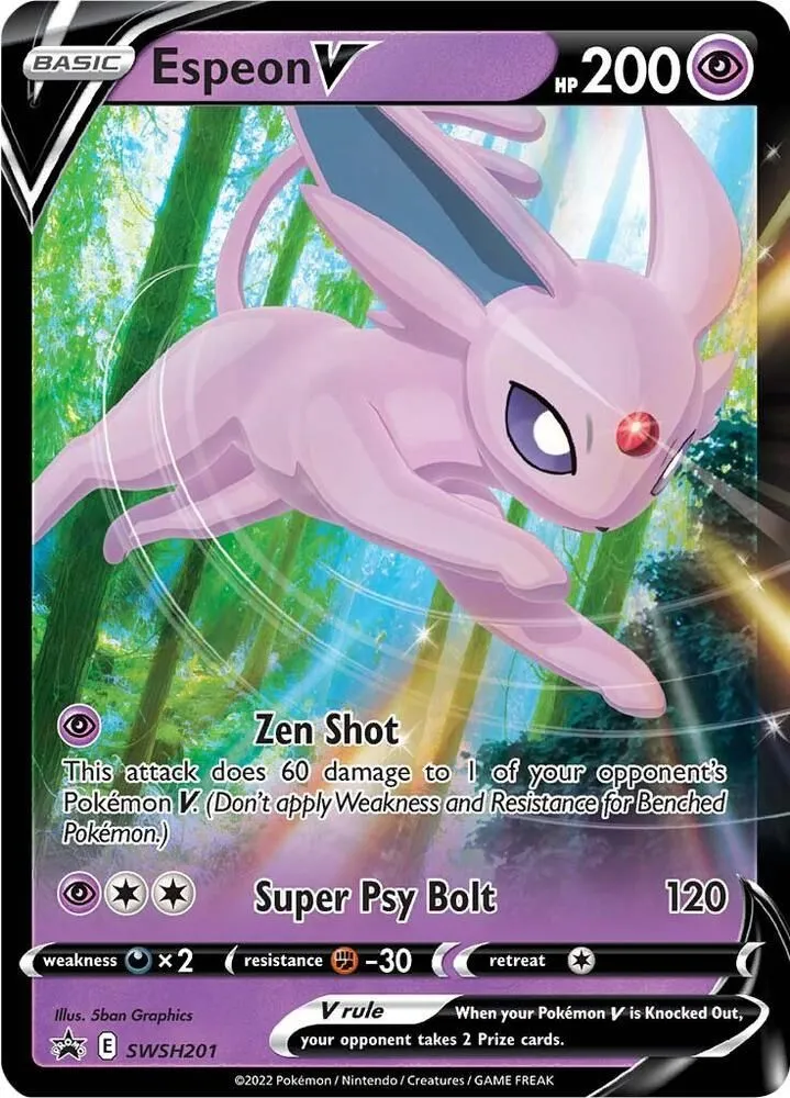 Espeon V — SWSH: Sword & Shield Promo Cards — Pokémon