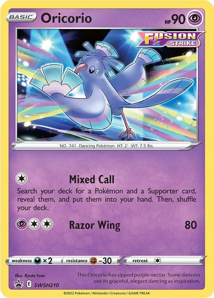 Oricorio — SWSH: Sword & Shield Promo Cards — Pokémon