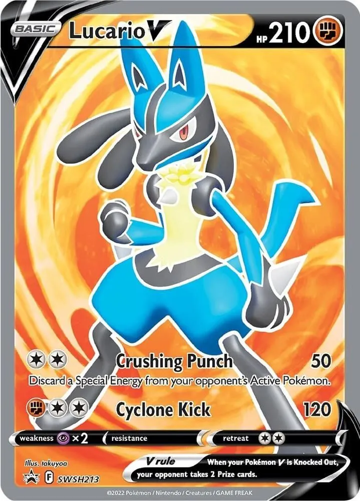 Lucario V — SWSH: Sword & Shield Promo Cards — Pokemon