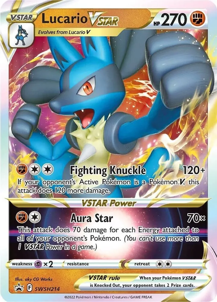 Lucario VSTAR — SWSH: Sword & Shield Promo Cards — Pokémon