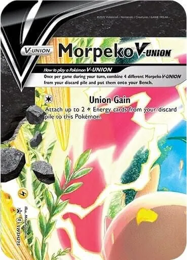 Morpeko V-Union — SWSH: Sword & Shield Promo Cards — Pokemon