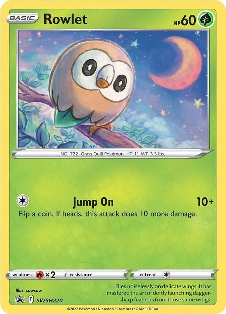 Rowlet — SWSH: Sword & Shield Promo Cards — Pokémon