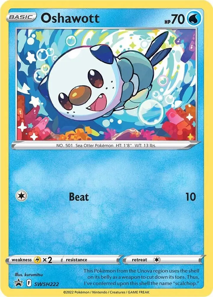 Oshawott — SWSH: Sword & Shield Promo Cards — Pokémon