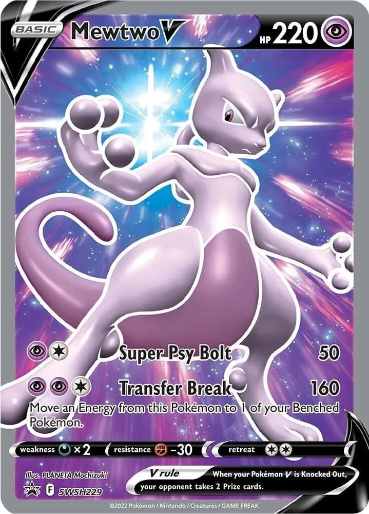 Mewtwo V — SWSH: Sword & Shield Promo Cards — Pokémon