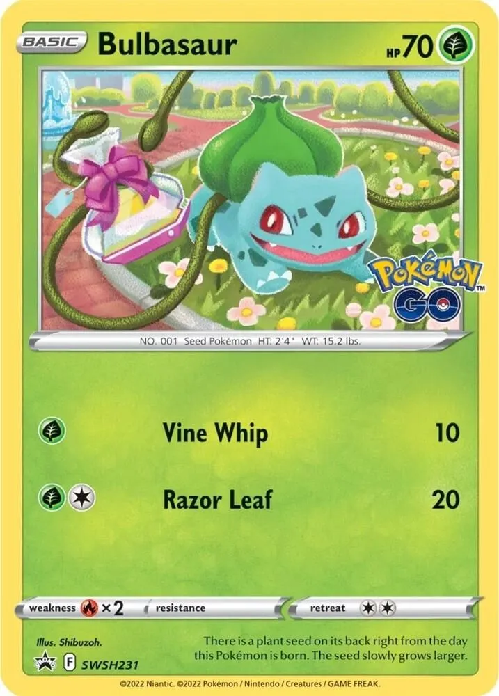 Bulbasaur from SWSH: Sword & Shield Promo Cards - Pokemon