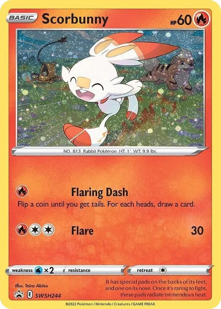 Scorbunny — SWSH: Sword & Shield Promo Cards — Pokemon
