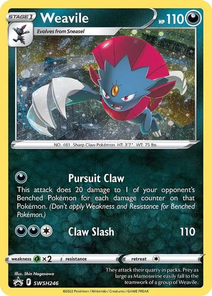 Weavile — SWSH: Sword & Shield Promo Cards — Pokémon