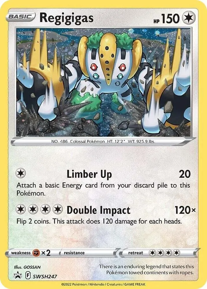 Regigigas — SWSH: Sword & Shield Promo Cards — Pokémon