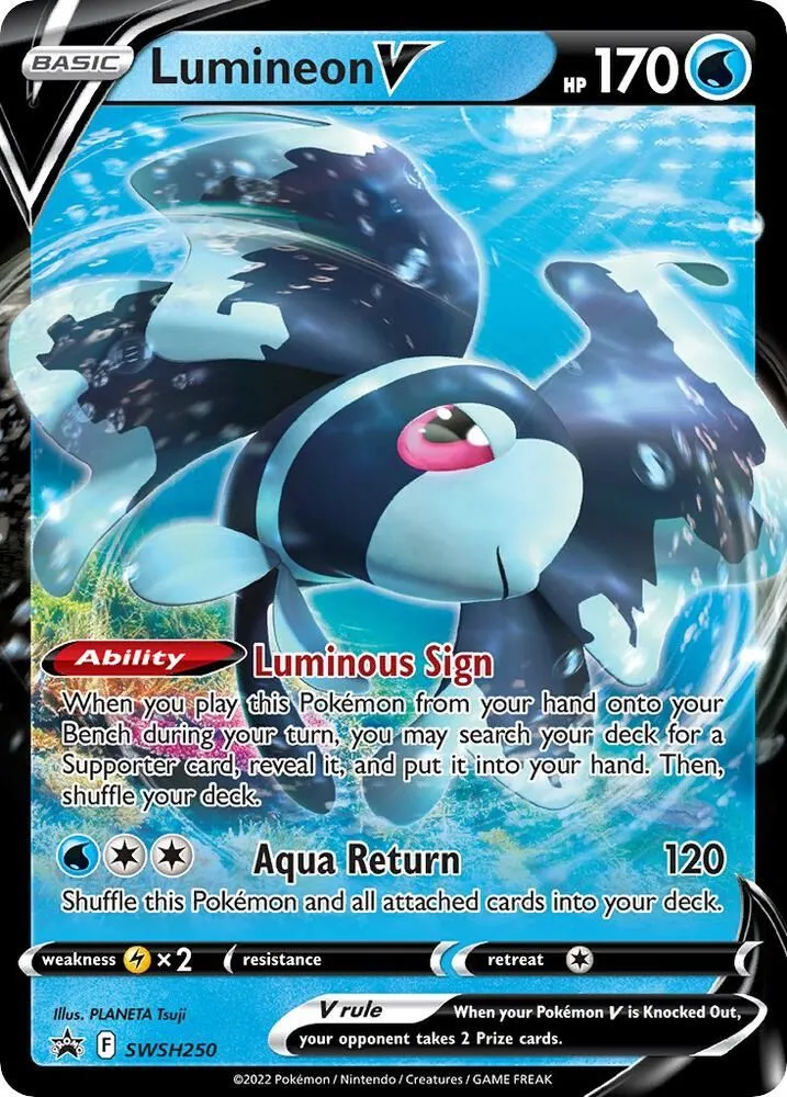 Lumineon V — SWSH: Sword & Shield Promo Cards — Pokémon