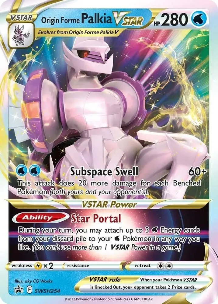 Origin Forme Palkia VSTAR — SWSH: Sword & Shield Promo Cards — Pokémon