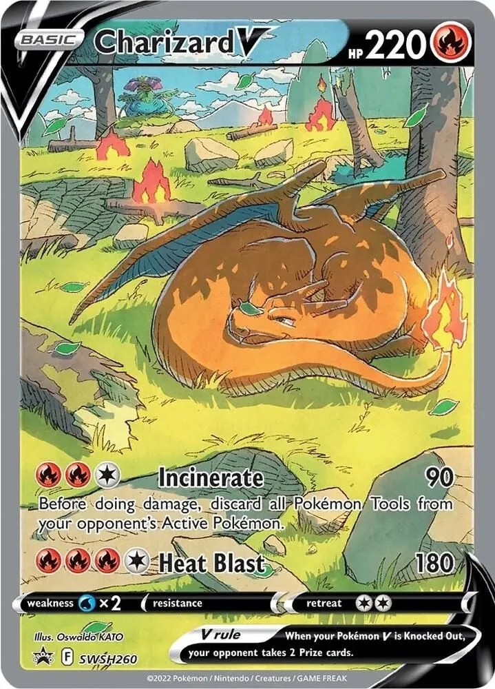 Charizard V — SWSH: Sword & Shield Promo Cards — Pokémon