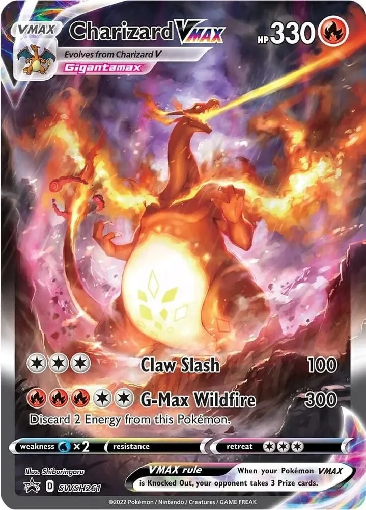 Charizard VMAX — SWSH: Sword & Shield Promo Cards — Pokémon