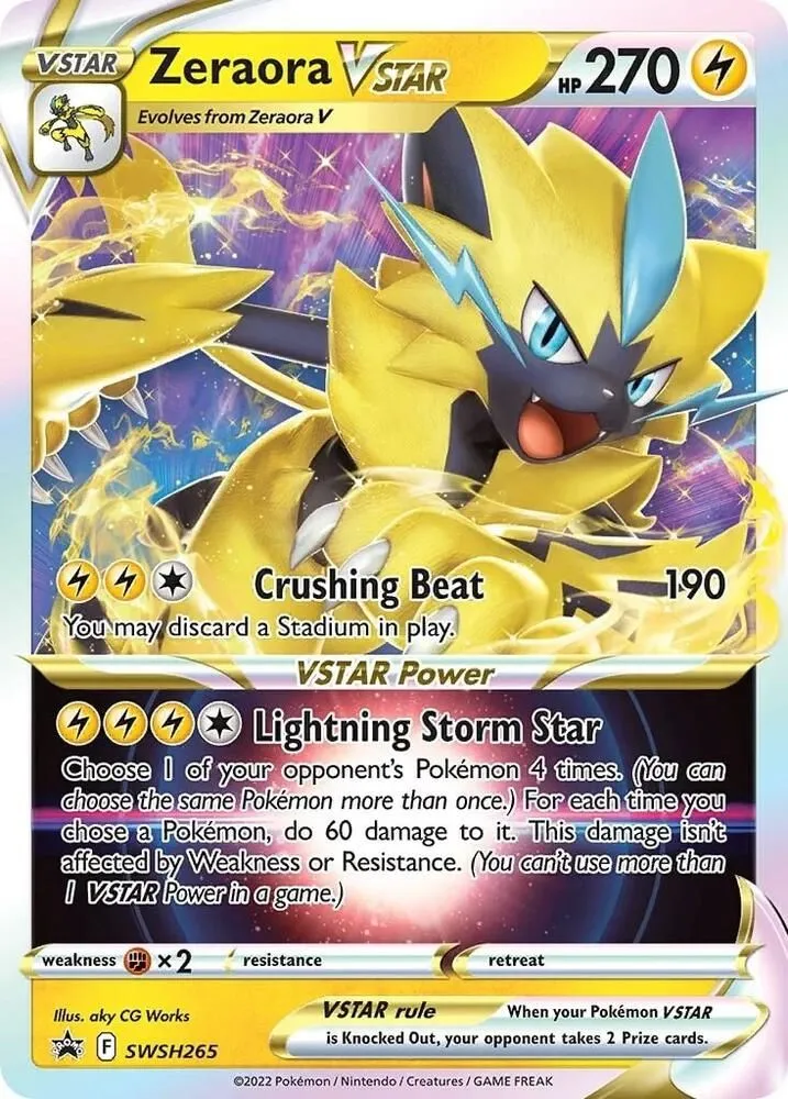 Zeraora VSTAR — SWSH: Sword & Shield Promo Cards — Pokémon