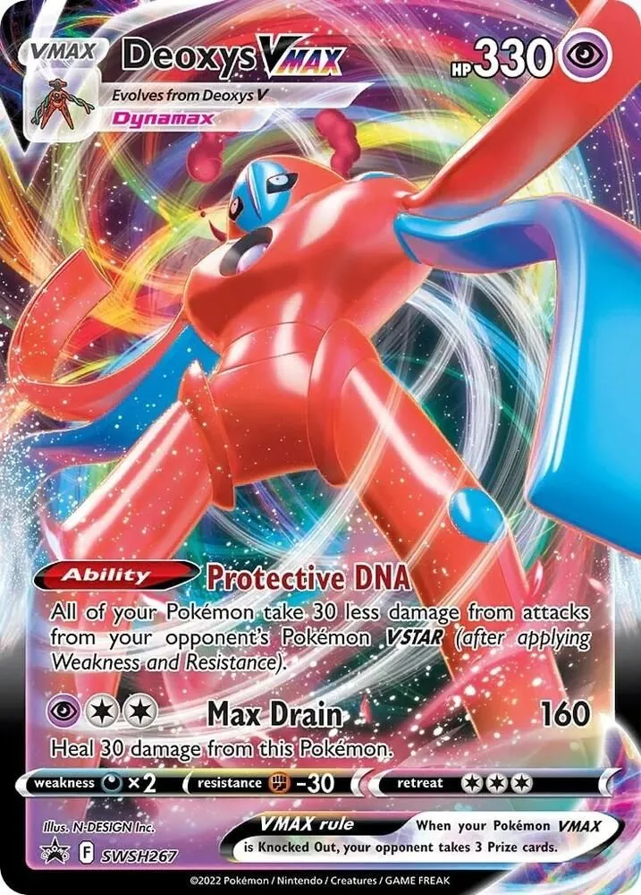 Deoxys VMAX from SWSH: Sword & Shield Promo Cards - Pokemon