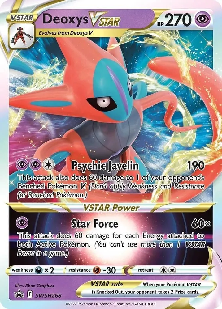 Deoxys VSTAR — SWSH: Sword & Shield Promo Cards — Pokémon