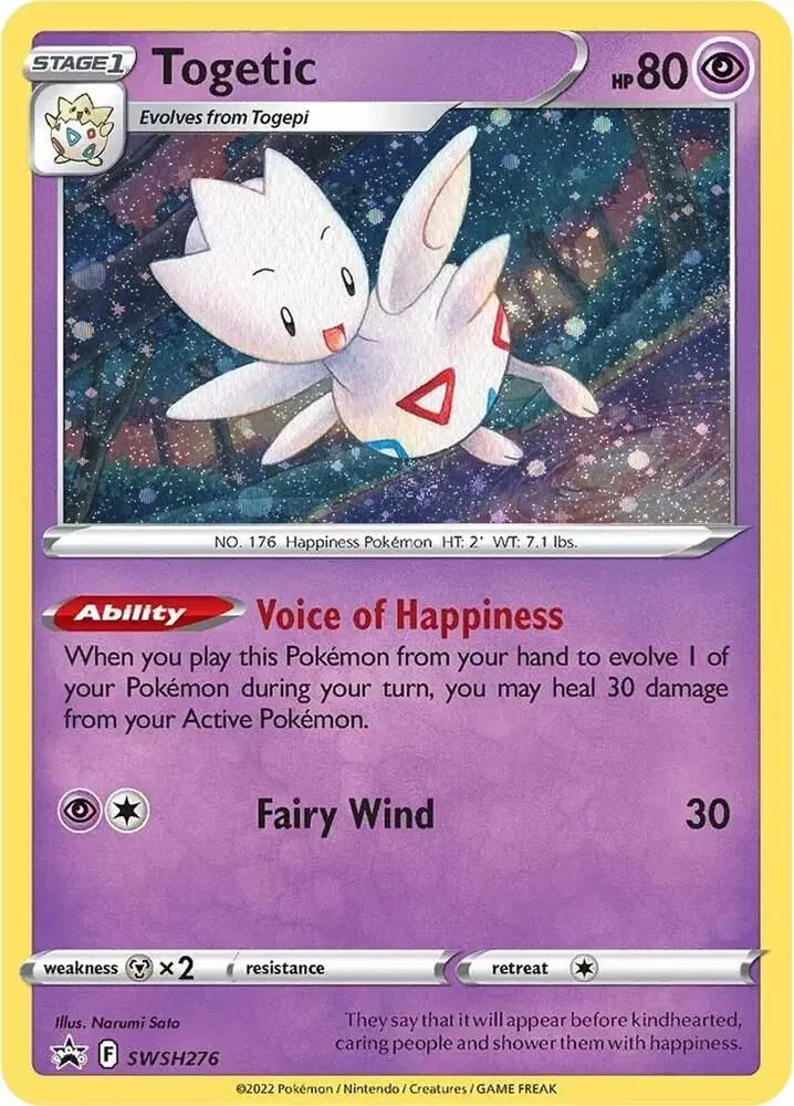 Togetic from SWSH: Sword & Shield Promo Cards - Pokemon