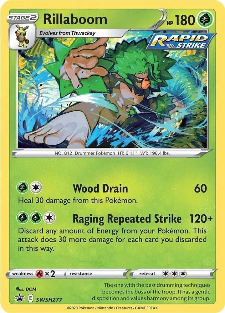 Rillaboom — SWSH: Sword & Shield Promo Cards — Pokemon