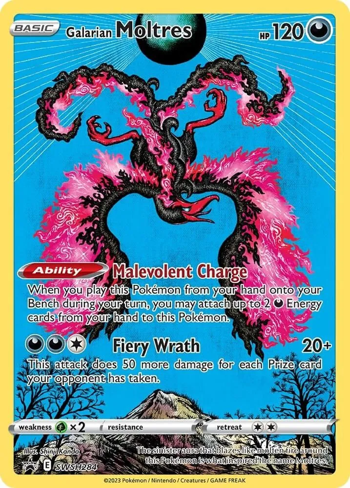 Galarian Moltres — SWSH: Sword & Shield Promo Cards — Pokémon