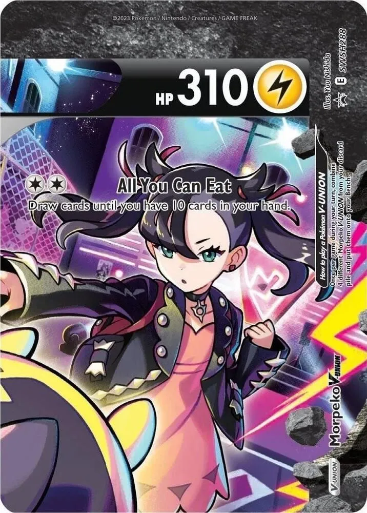 Morpeko V-Union — SWSH: Sword & Shield Promo Cards — Pokémon
