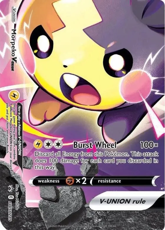 Morpeko V-Union — SWSH: Sword & Shield Promo Cards — Pokémon